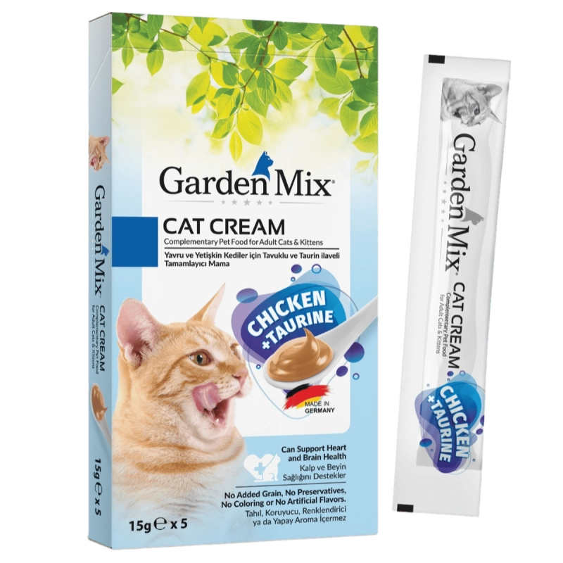 Garden Mıx Kedi Kreması Tavuk+taurin 15gr*5