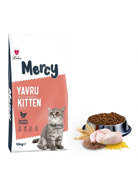 Mercy 10 Kg Tavuklu Yavru Kedi Maması 