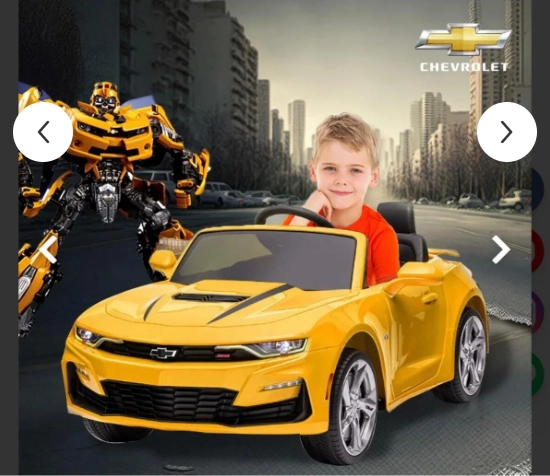 Chevrolet Akülü Camaro HL558 - Sarı