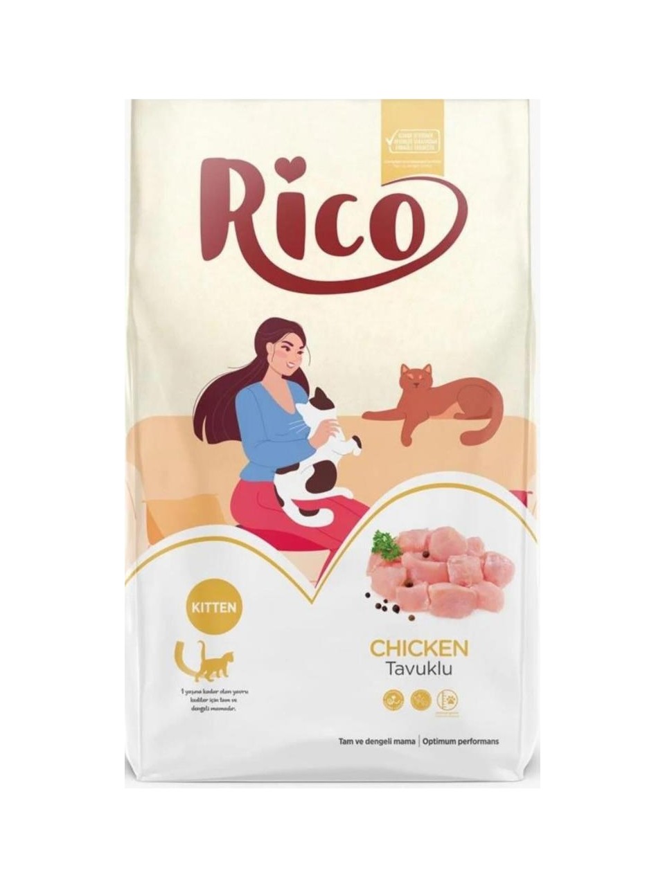 Rico 15 Kg Tavuklu Yavru Kedi Maması 