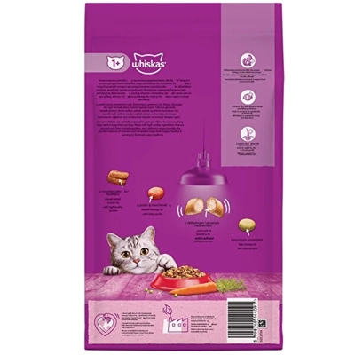 Whiskas 3.8 kg Biftekli ve Sebzeli Yetişkin Kedi Maması