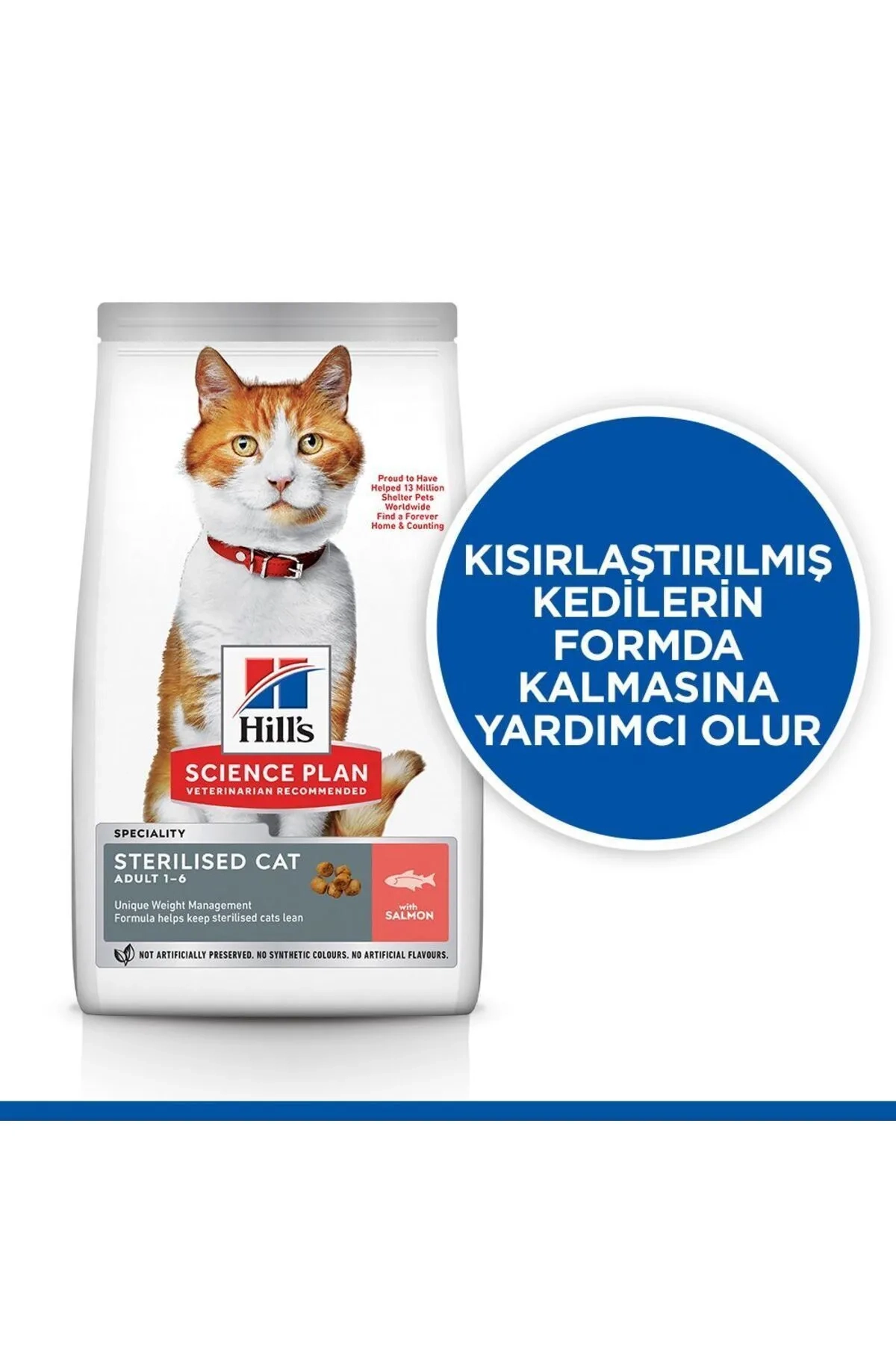 Hills 3 Kg Somonlu Kısırlaştırılmış Yetişkin Kedi Maması