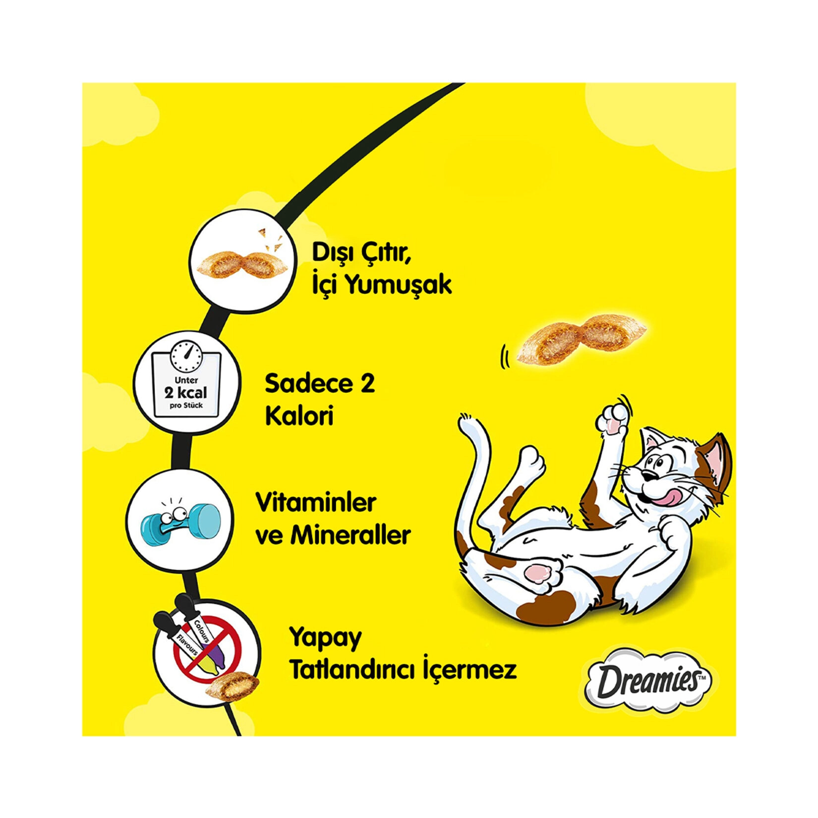 Dreamies Somonlu Kedi Ödül Maması 60 G