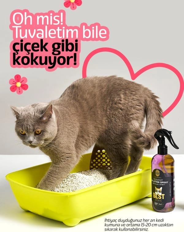 Doku Pet Cosmetic Kedi Kumu Spreyi 400 ml