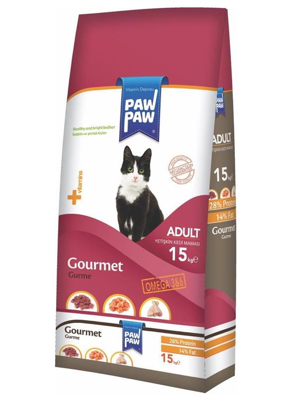 Paw Paw 15 Kg Gurme Yetişkin Kedi Maması