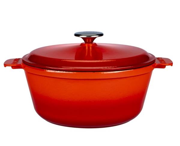 Lava Döküm Tencere Kırmızı 26 cm 5.3 Litre