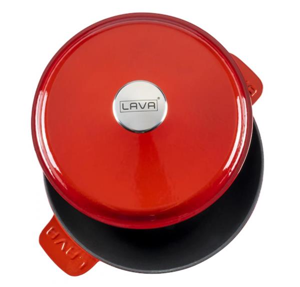Lava Döküm Tencere Kırmızı 26 cm 5.3 Litre