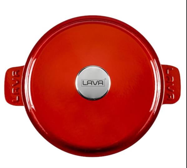 Lava Döküm Tencere Kırmızı 26 cm 5.3 Litre