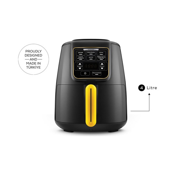 Karaca Air Pro Cook Köz XL Airfryer Siyah-Gold