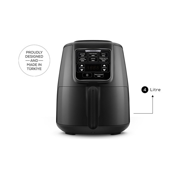 Karaca Air Pro Cook Köz XL Airfryer Siyah-Shine