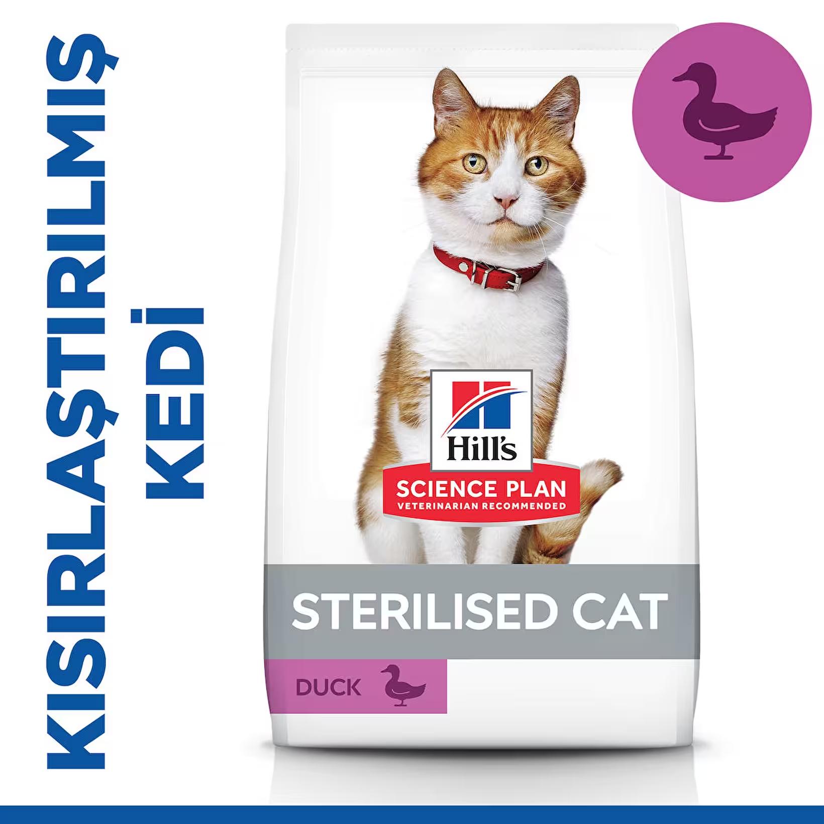 Hill’s%2010%20Kg%20Ördek%20Etli%20Kısırlaştırılmış%20Yetişkin%20Kedi%20Maması%20