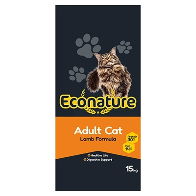 Econature 15 Kg Kuzu Etli Yetişkin Kedi Maması