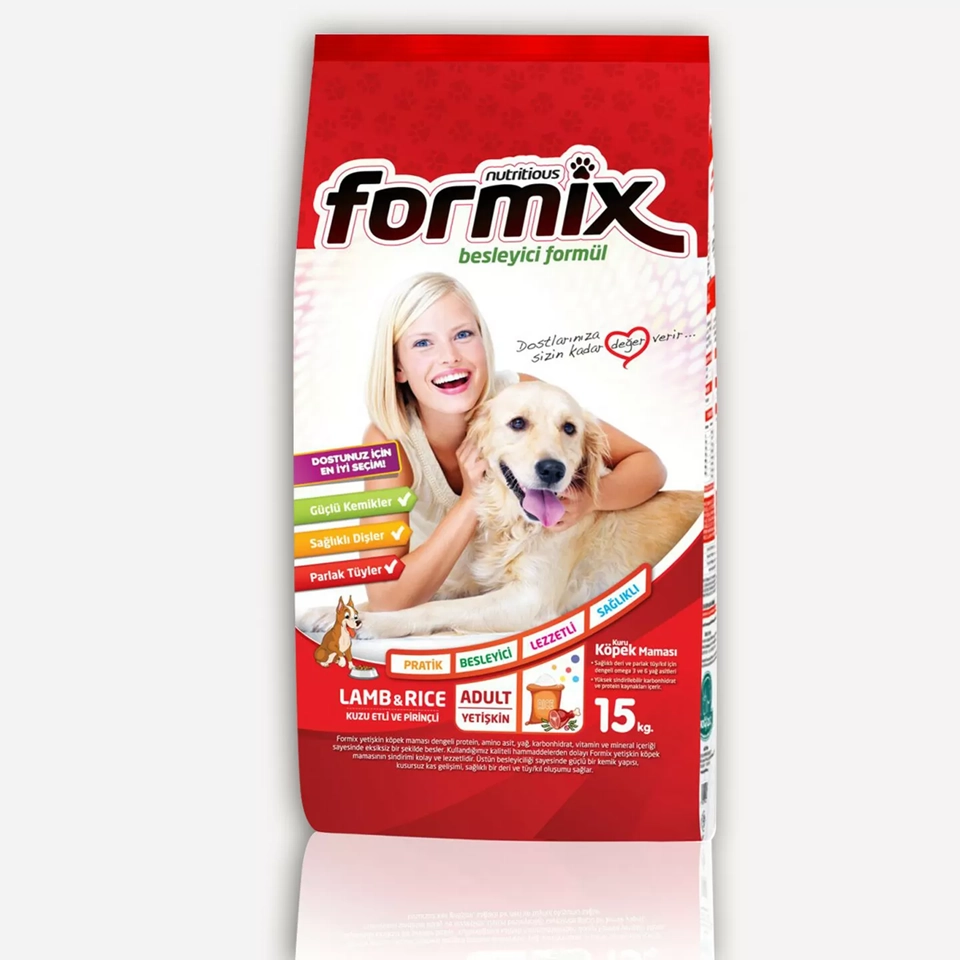 Formix  15 kg Kuzu Etli Yetişkin Köpek Maması