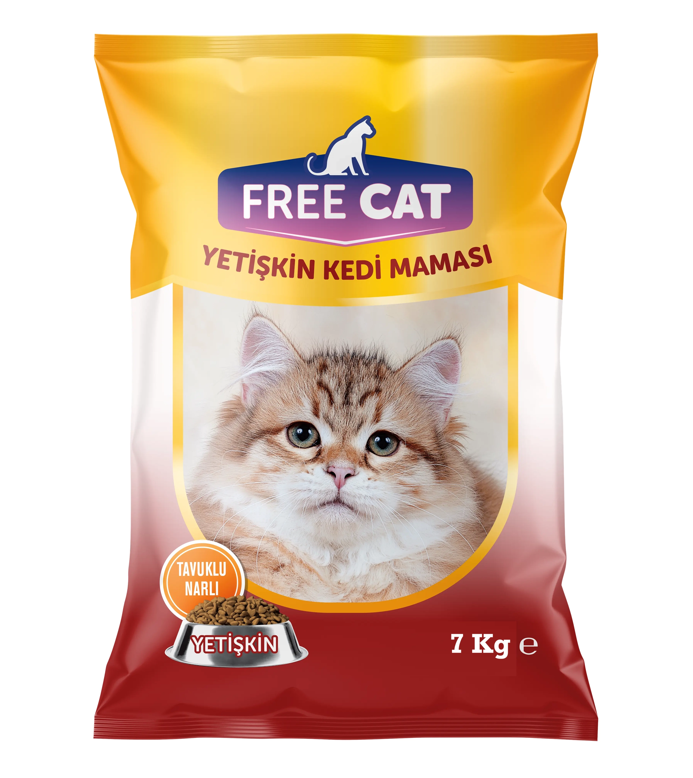 Free Cat 7 Kg Tavuklu Narlı Yetişkin Kedi Maması