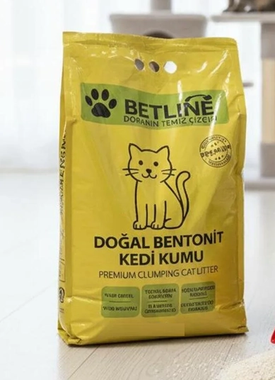 Betline 20 Lt Doğal Bentonit Kedi Kumu