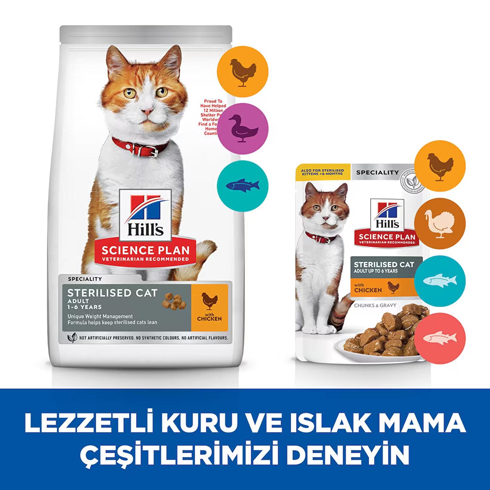 Hill’s%2010%20Kg%20Ördek%20Etli%20Kısırlaştırılmış%20Yetişkin%20Kedi%20Maması%20