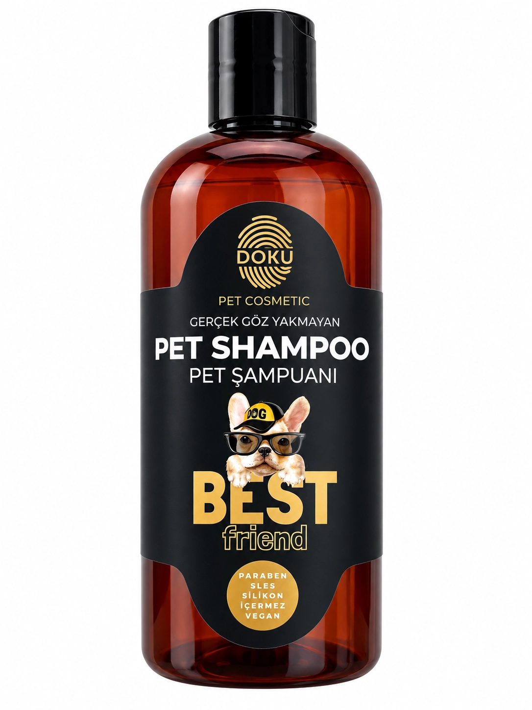 Doku Pet Cosmetic Kedi ve Köpekler İçin Göz Yakmayan Şampuan 500 ml