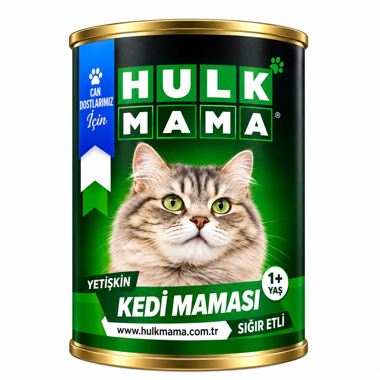 Hulk Mama Sığır Etli Yaş Kedi Maması 400 gr