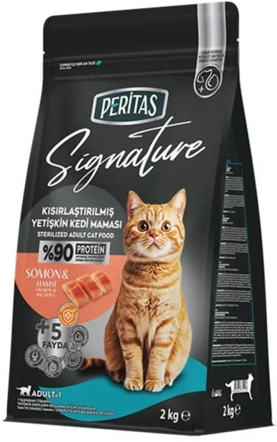 Peritas Signature 2 kg Somonlu Kısırlaştırılmış Yetişkin Kedi Maması