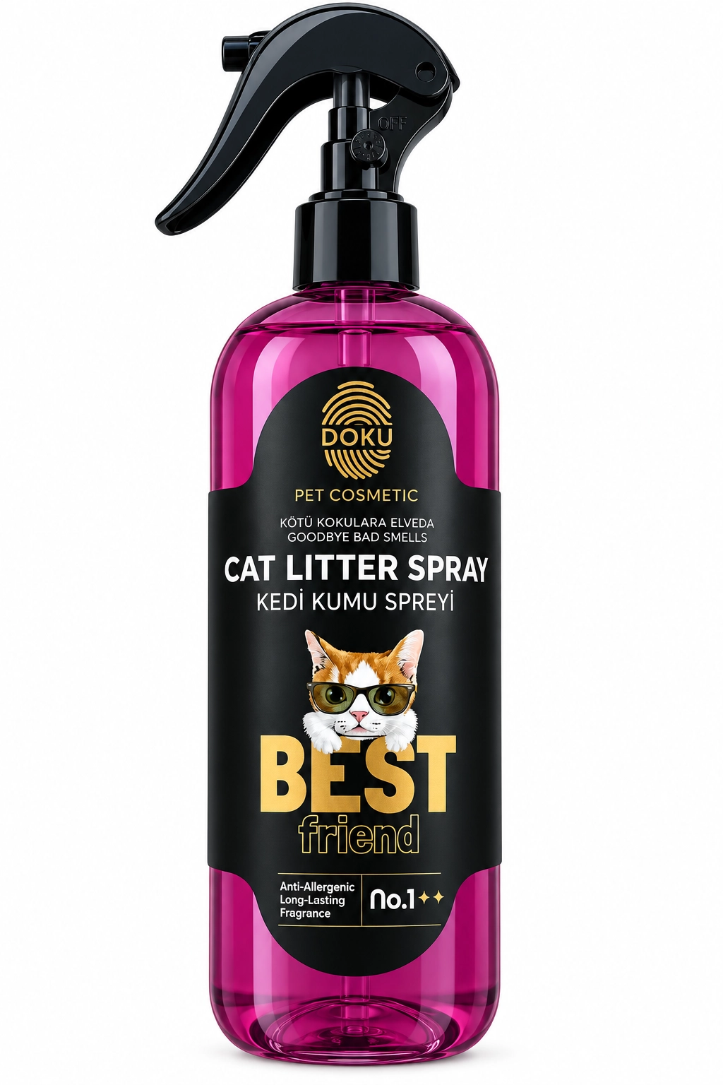 Doku Pet Cosmetic Kedi Kumu Spreyi 400 ml
