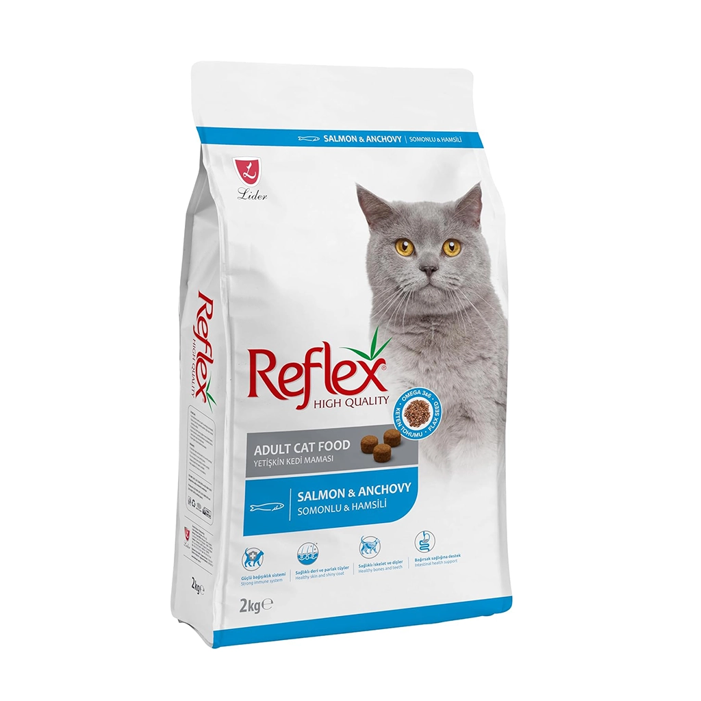 Reflex  2 Kg Somonlu ve Hamsili Yetişkin Kedi Maması