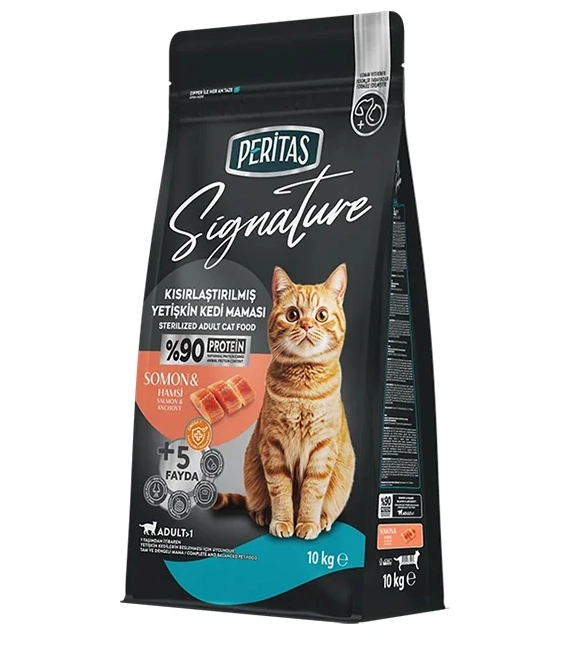 Peritas Signature 10 kg Somonlu Kısırlaştırılmış Yetişkin Kedi Maması