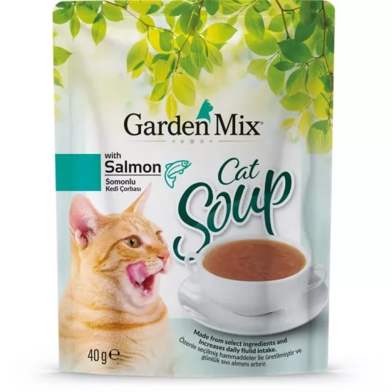 Garden Mix 40gr Somonlu Kedi Çorbası 