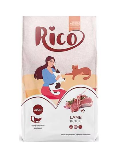 Rico 15 Kg Kuzu Etli Yetişkin Kedi Maması 