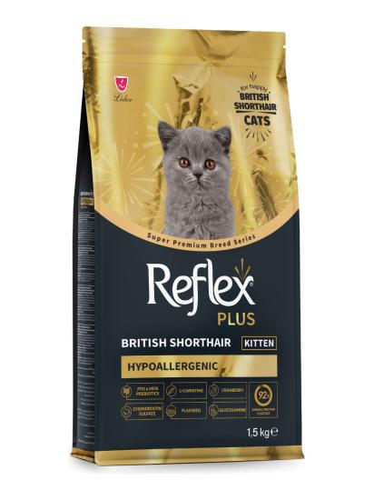 Reflex Plus 1.5 kg British Shorthair Tavuklu Yavru Kedi Maması
