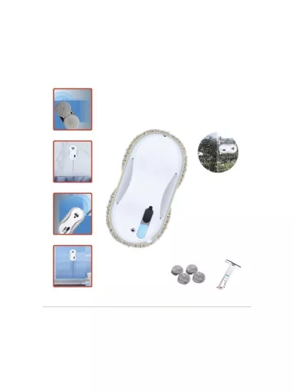 Torima S9 Beyaz Su Püskürtmeli Uzaktan Kumandalı Cam Pencere Temizleme Robotu