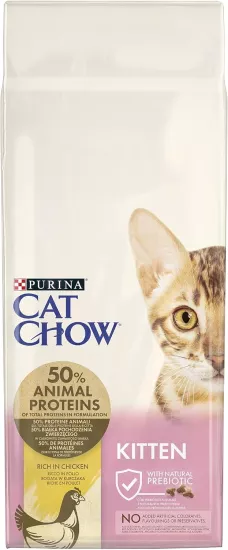 Cat Chow 15 kg Tavuklu Yavru Kedi Maması