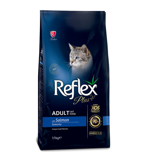 Reflex Plus 15 Kg Somonlu Yetişkin Kedi Maması 