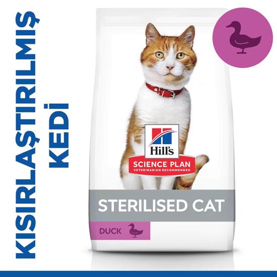 Hill’s 10 Kg Ördek Etli Kısırlaştırılmış Yetişkin Kedi Maması 