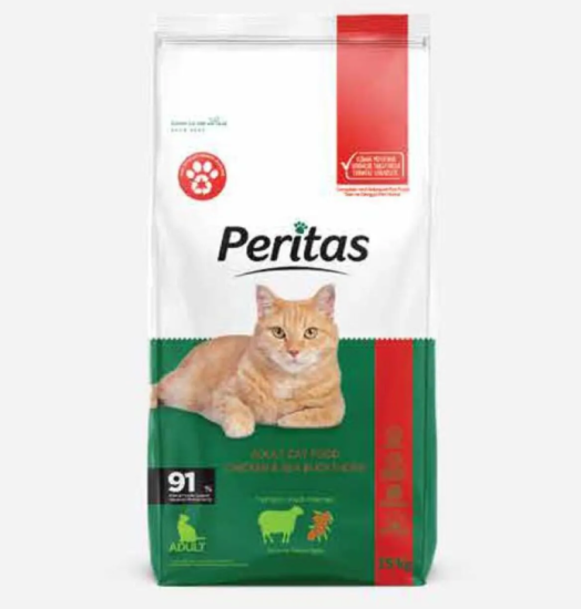 Peritas 15 Kg Kuzu Etli Yetişkin Kedi Maması 