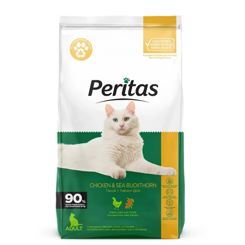 Peritas 15 Kg Tavuk ve Yabani İğdeli Kısırlaştırılmış Kedi Maması 