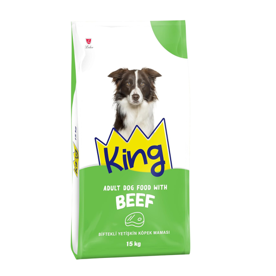 King Plus 15 Kg Biftekli Yetişkin Köpek Maması