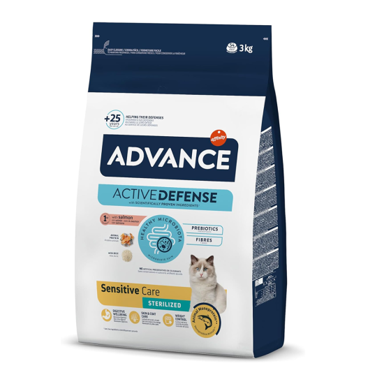 Advance 3 Kg Somonlu Kısırlaştırılmış Yetişkin Kuru Kedi Maması