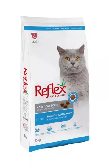 Reflex  15kg Somonlu ve Hamsili Yetiskin Kedi Mamasi