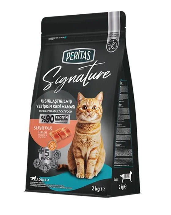Peritas Signature 2 kg Somonlu Kısırlaştırılmış Yetişkin Kedi Maması